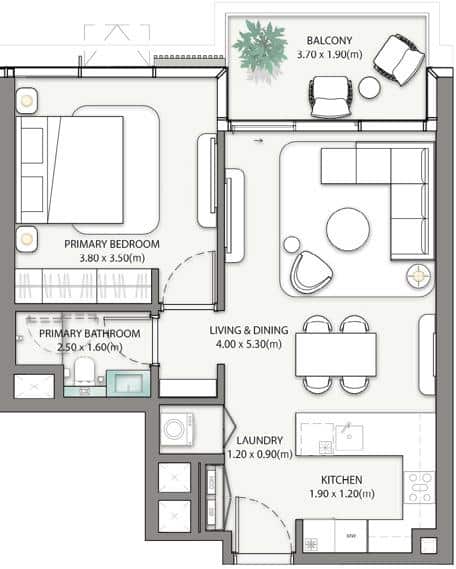 Palm-Residences-one-bedroom-floor-plan