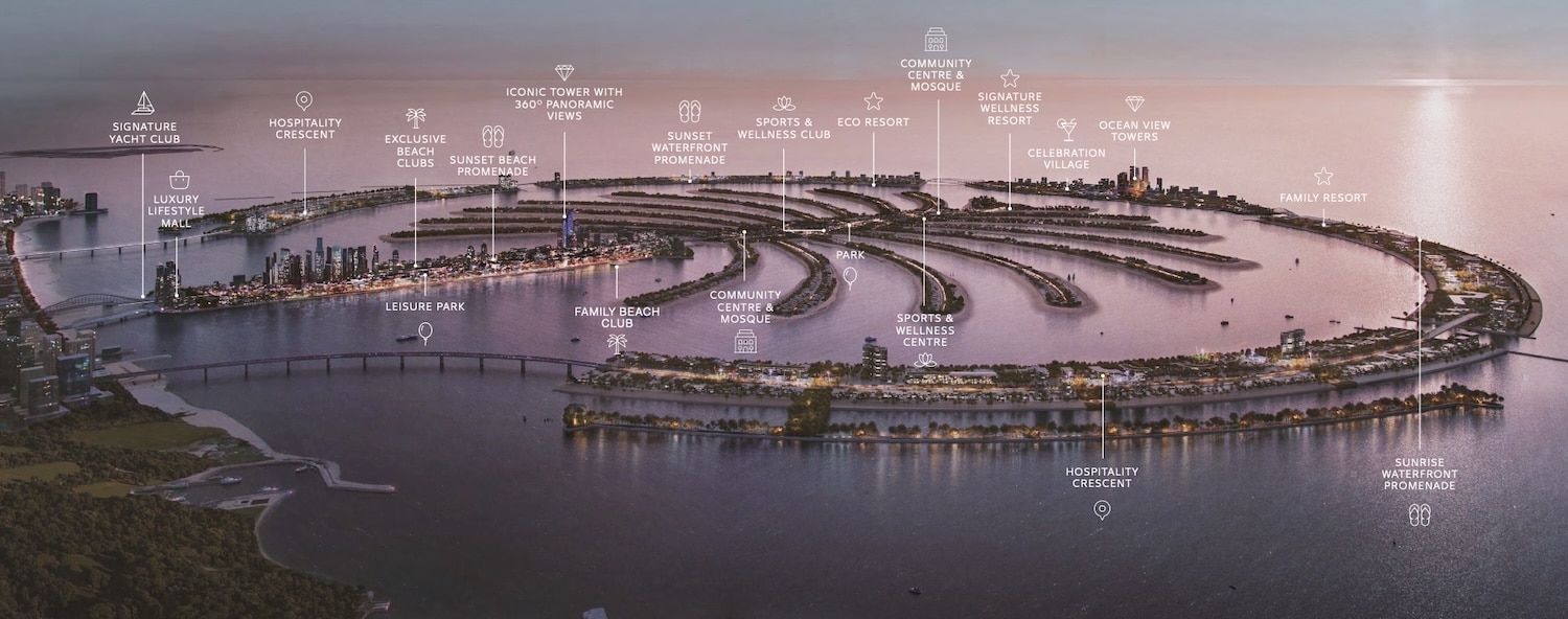The Pallm Jebel Ali Master Plan